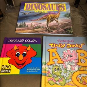 (3) Dinosaur Books